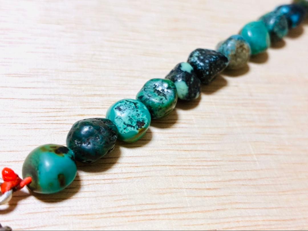 【未使用】ブレスレット　シルバー925 ターコイズ　ナンバーエイト　キングマン