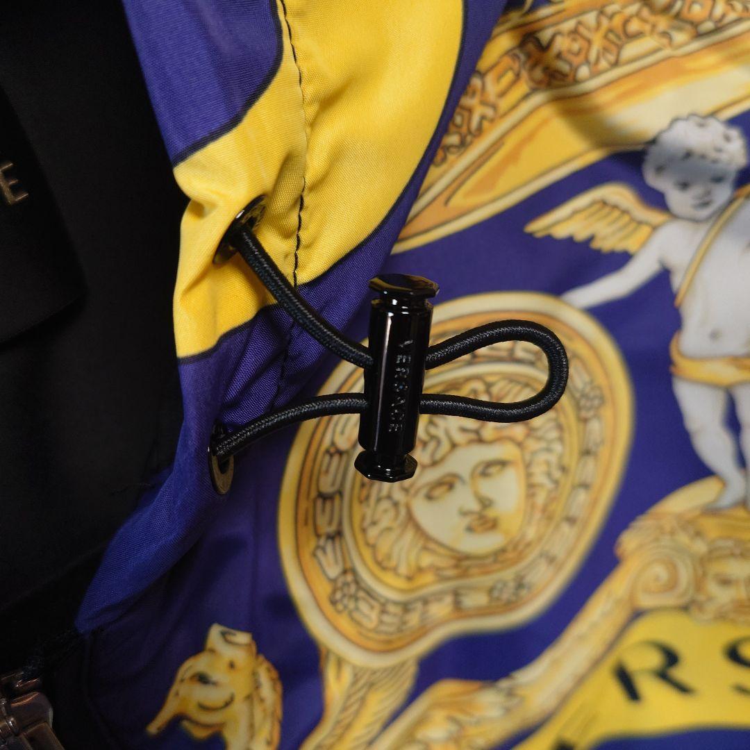 ジャケット・アウター Medusa Silk Blend Hooded Nylon Jacket