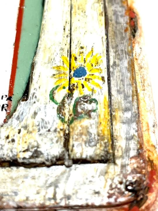 古材風サビ塗装サーフ&シャビーフラワースマホケースiPhone.Android