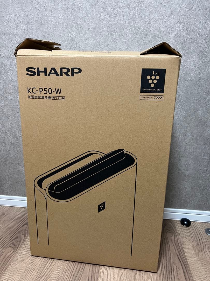 SHARP KC-P50-W 加湿空気清浄機 プラズマクラスター　シャープ