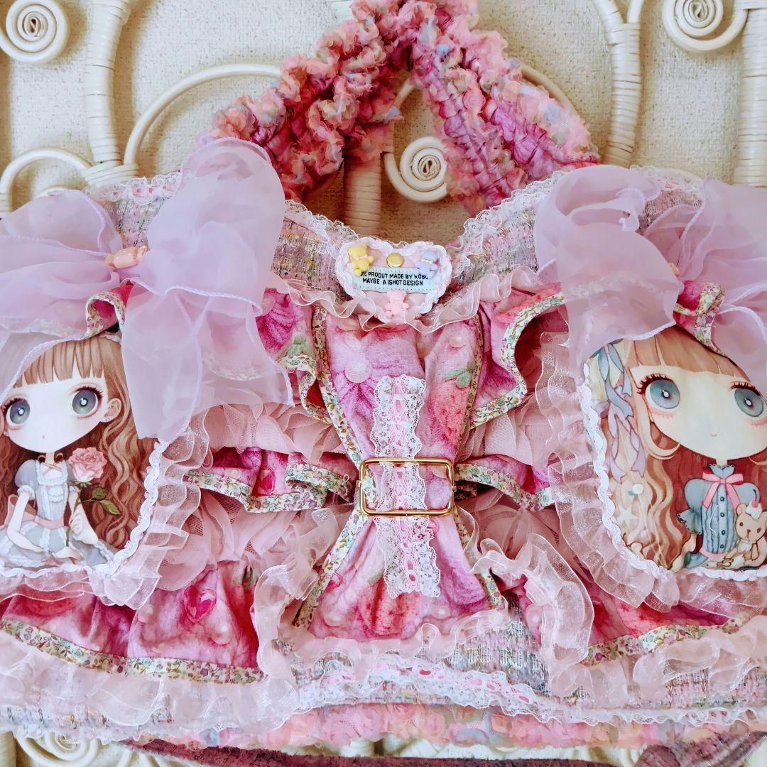 女の子パネル♡ハンドメイドバッグ♡