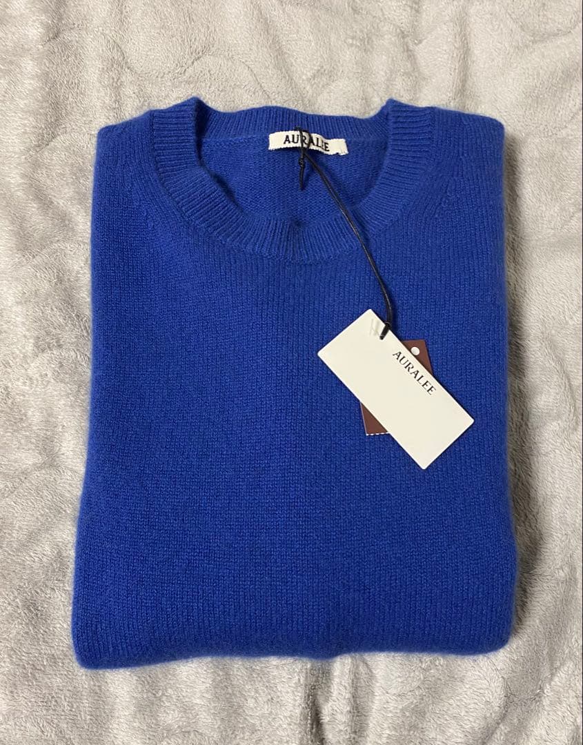 希少 AURALEE 25AW BABY CASHMERE KNIT P/O