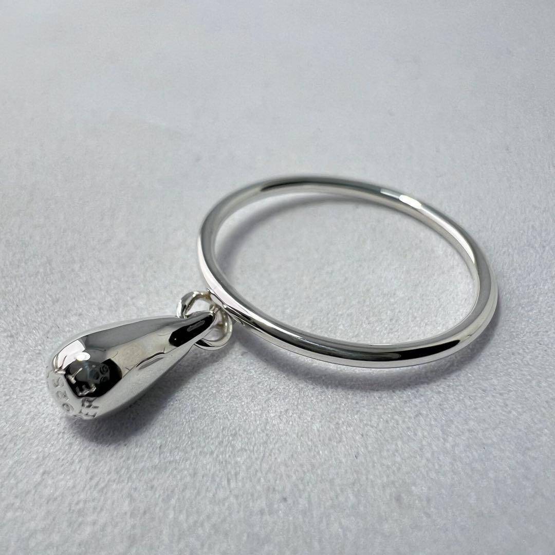 ティファニー　ティアドロップリング　10号 シルバー925