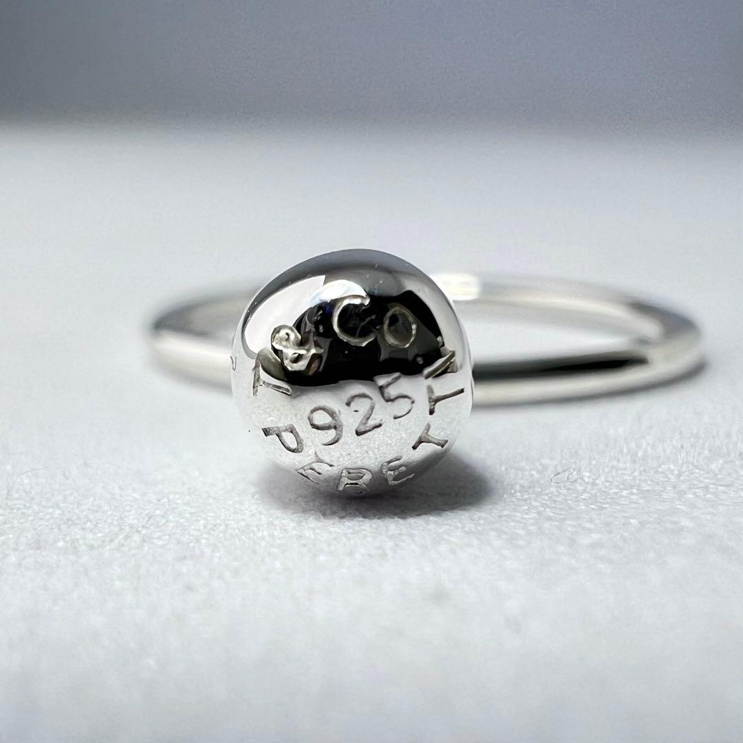 ティファニー　ティアドロップリング　10号 シルバー925