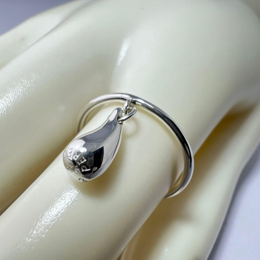 ティファニー　ティアドロップリング　10号 シルバー925