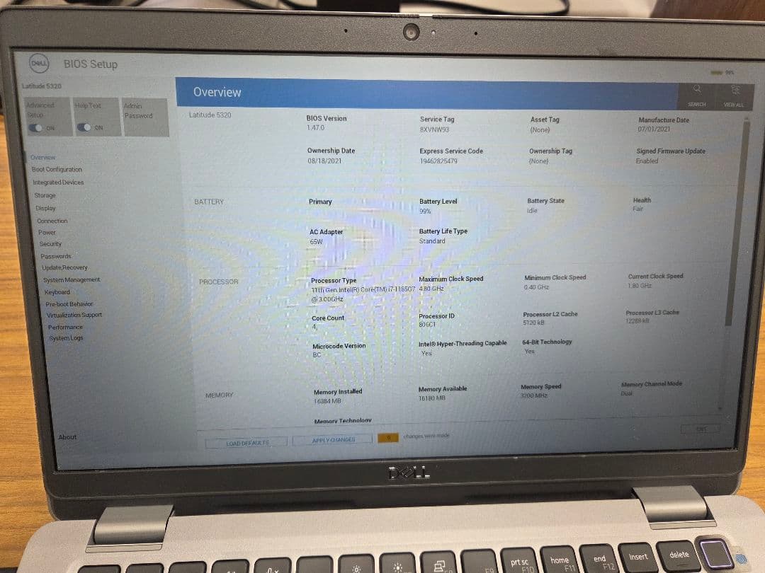 Latitude 13 5320 16GB i7 第11世代 高スペック