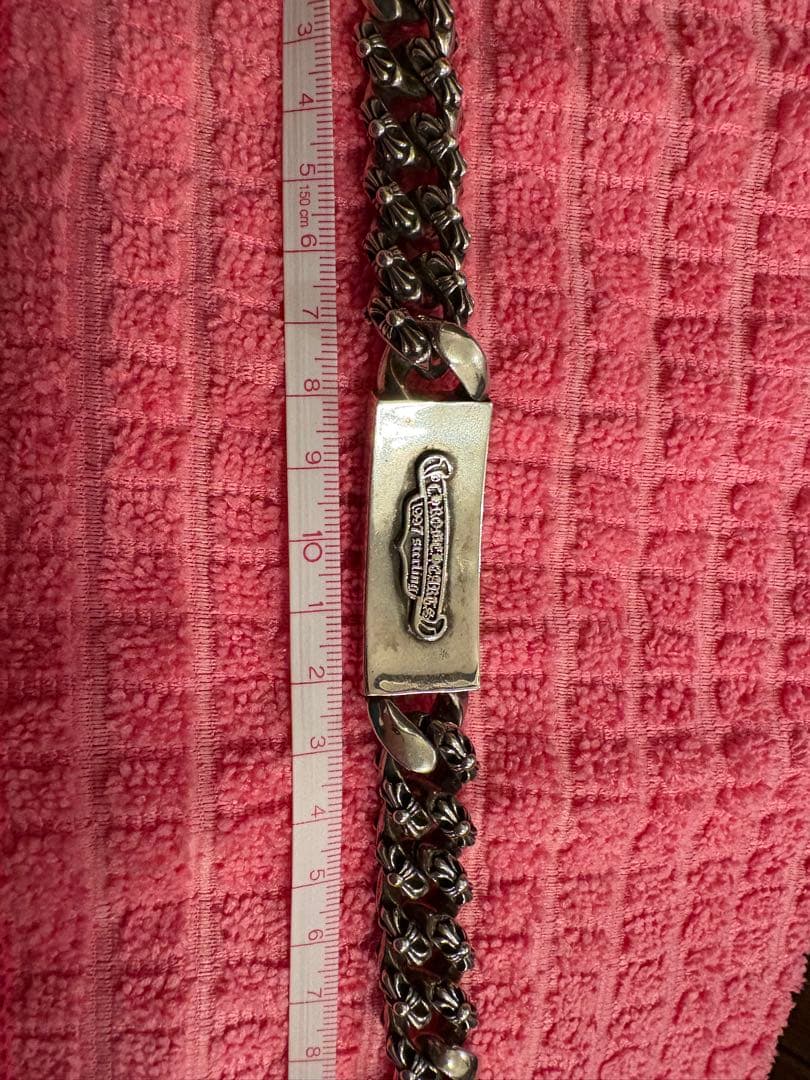 クロムタイプ　シルバーブレスレット　22.5cmくらいです　SV925 120g