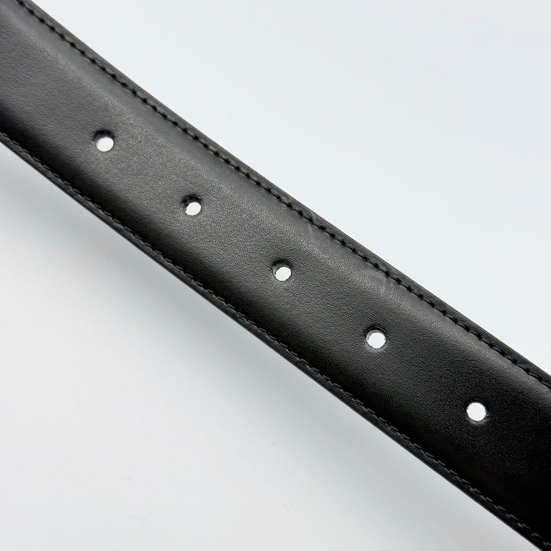 ✨美品✨モンブラン ベルト ホワイトスター ビジネス 紳士 純正ベルト 箱冊子付