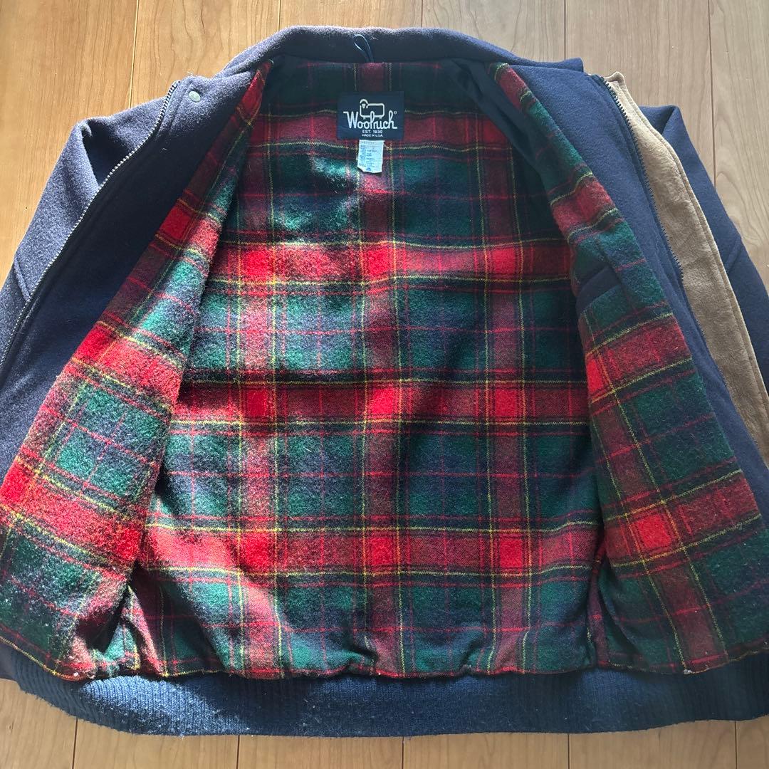 あ*た様 80’s WOOLRICH USA製 ウールジャケット 裏地チェック
