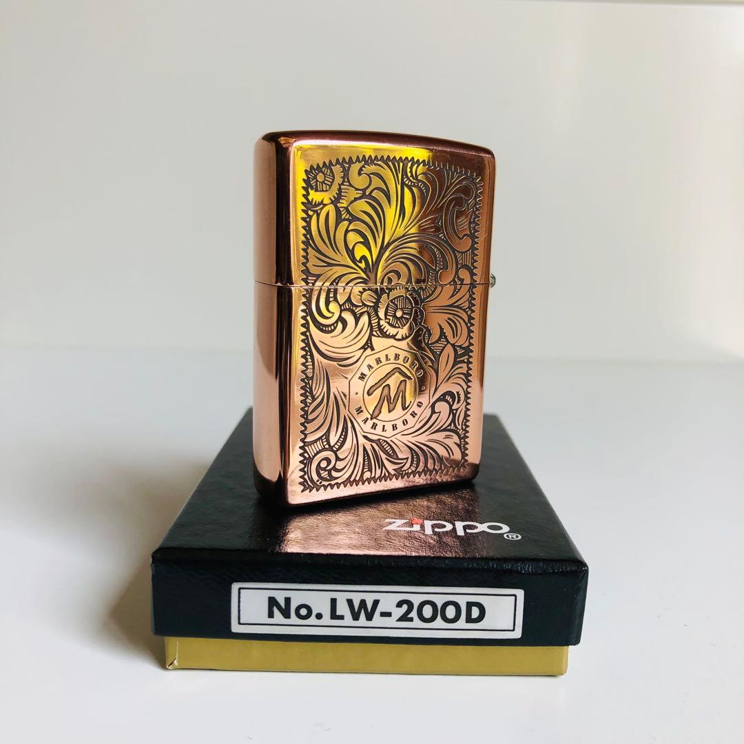 超レア未使用 に近いソリッドカッパー マルボロCOPPER ZIPPO
