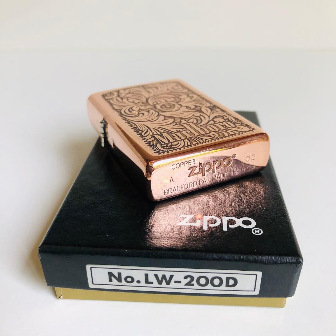 超レア未使用 に近いソリッドカッパー マルボロCOPPER ZIPPO