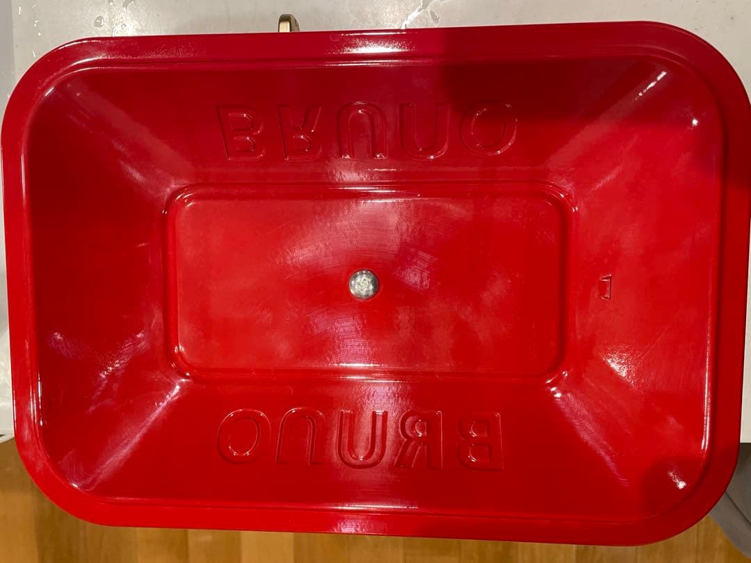 Bruno コンパクトホットプレート 赤