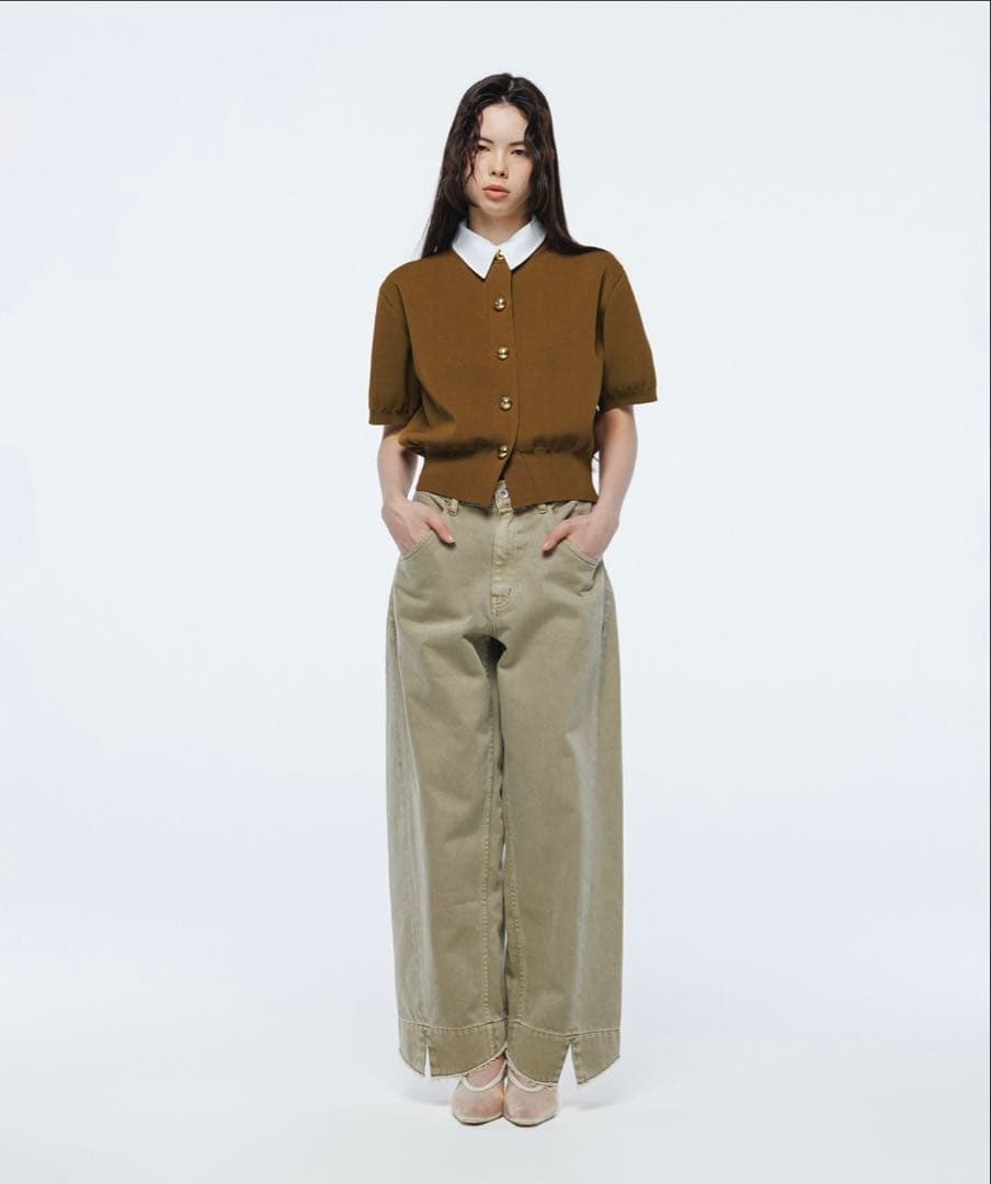 ペアコ　ADAM ET ROPE ルーズフィットアジャストデニム