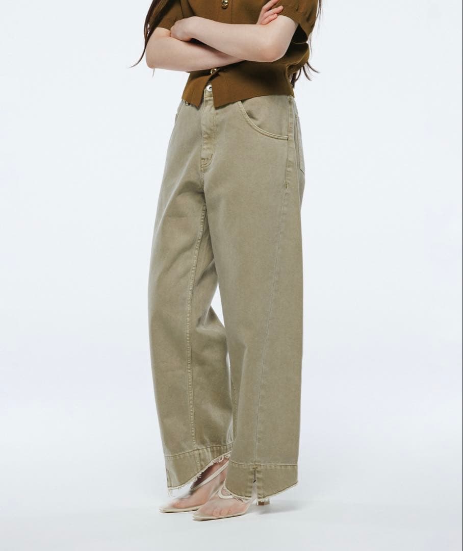 ペアコ　ADAM ET ROPE ルーズフィットアジャストデニム