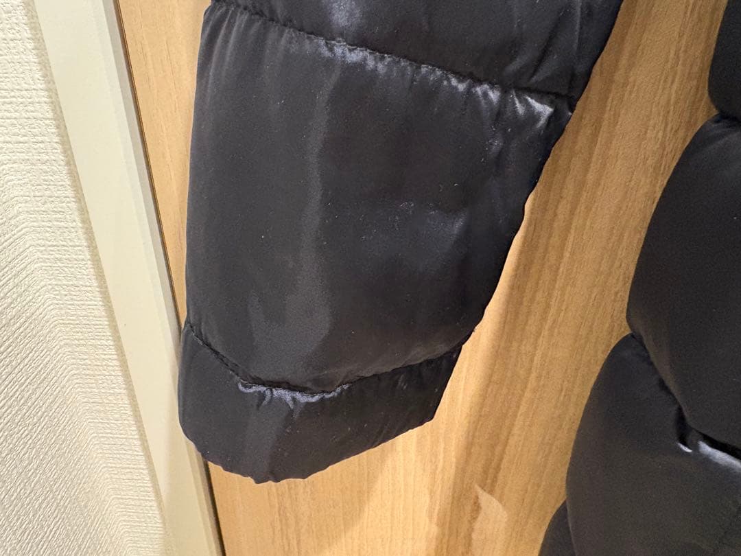 正規品 超美品PRADA ブラック ファー付きダウンジャケット 38 プラダ