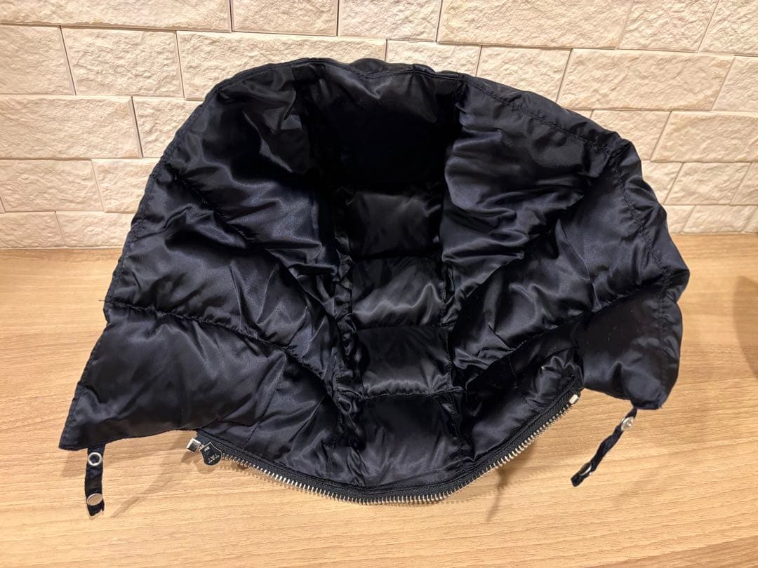 正規品 超美品PRADA ブラック ファー付きダウンジャケット 38 プラダ