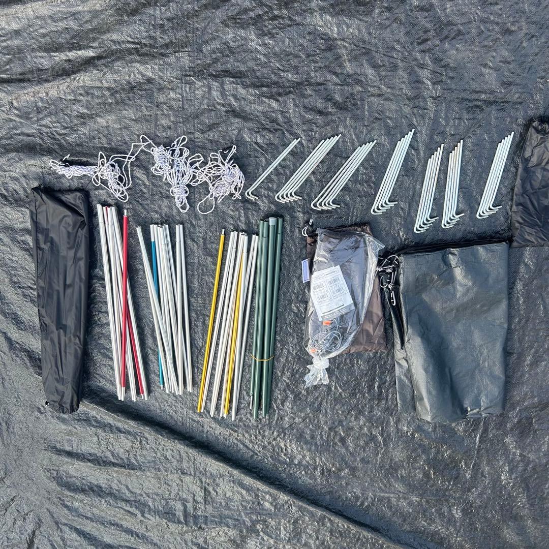 り*う様 テントファクトリー　ブルーウィンド トンネル2ルームテントRA