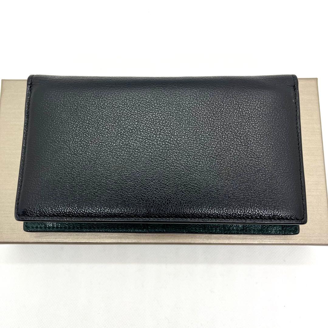 極美品/現行✨ブルガリ 長財布 ビーゼロワン 二つ折り サークルロゴ バイカラー