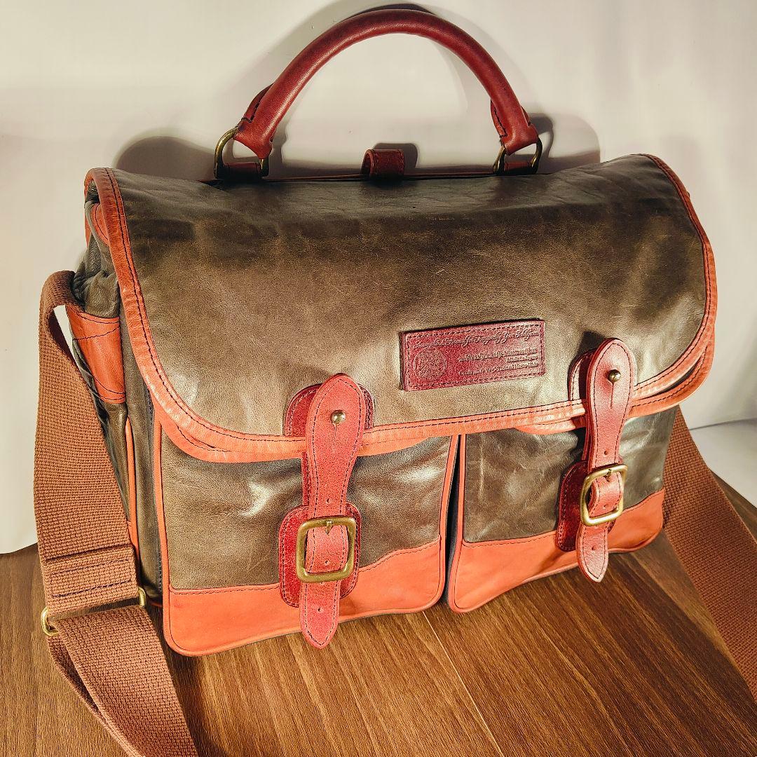 【極艶コードバン×ホースハイド】総馬革高級ビジネスバッグ　2way 日本製正規品