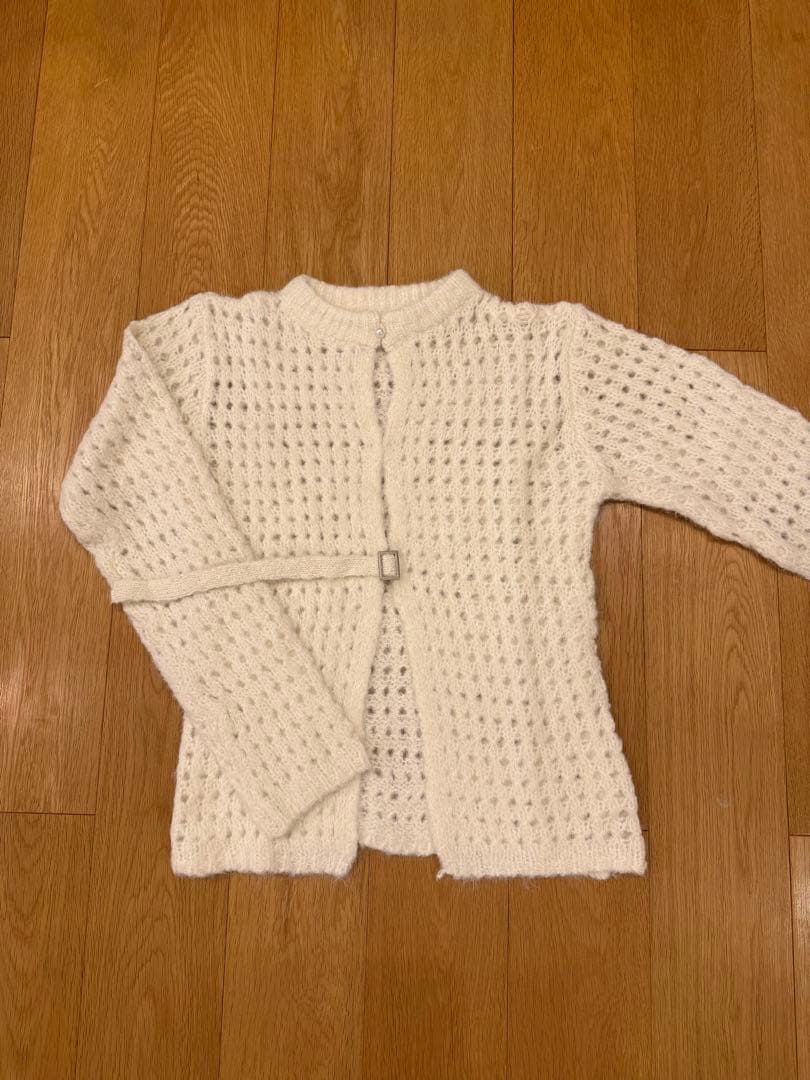 SeaRoomlynn Fluffy Yarn 2way Knitトップス