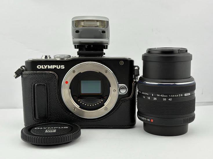 ★極上品★オリンパス PEN Lite E-PL3 / レンズキッド★付属品多数
