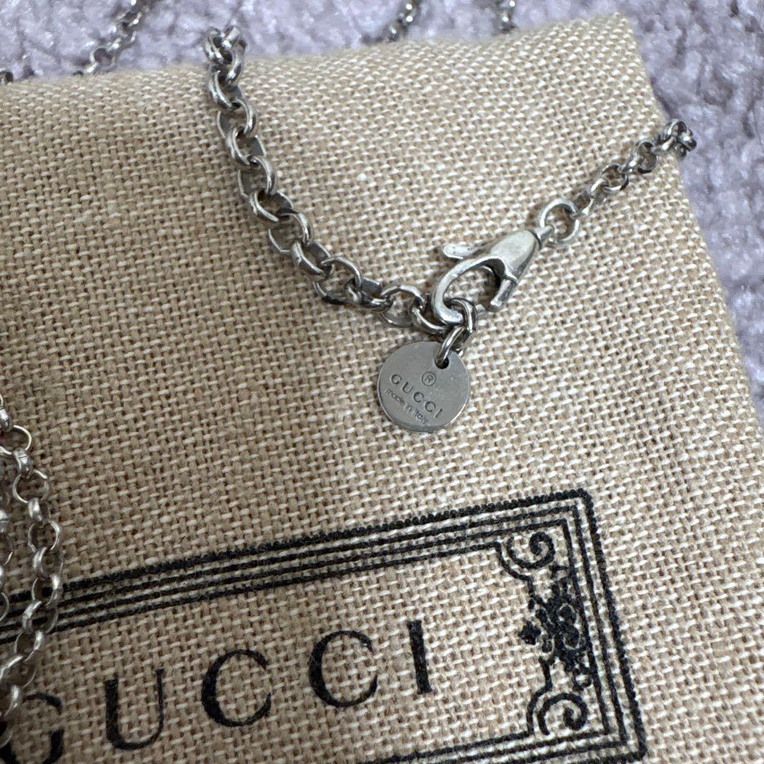 GUCCI インターロッキング ネックレス シルバー925