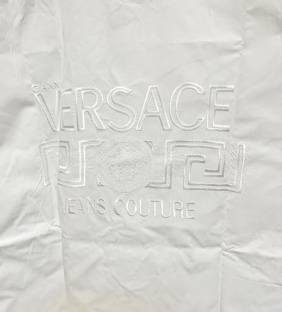 ヴェルサーチェ　Versace ホワイト　ボタンダウンシャツ　コットン100%