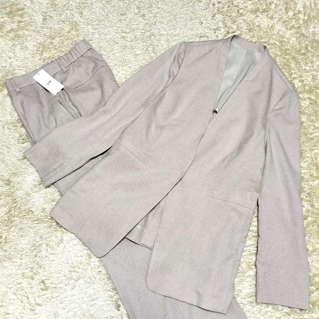 【大きいサイズ】新品✨23区 ニジュウサンク ノーカラースーツ パンツ 44