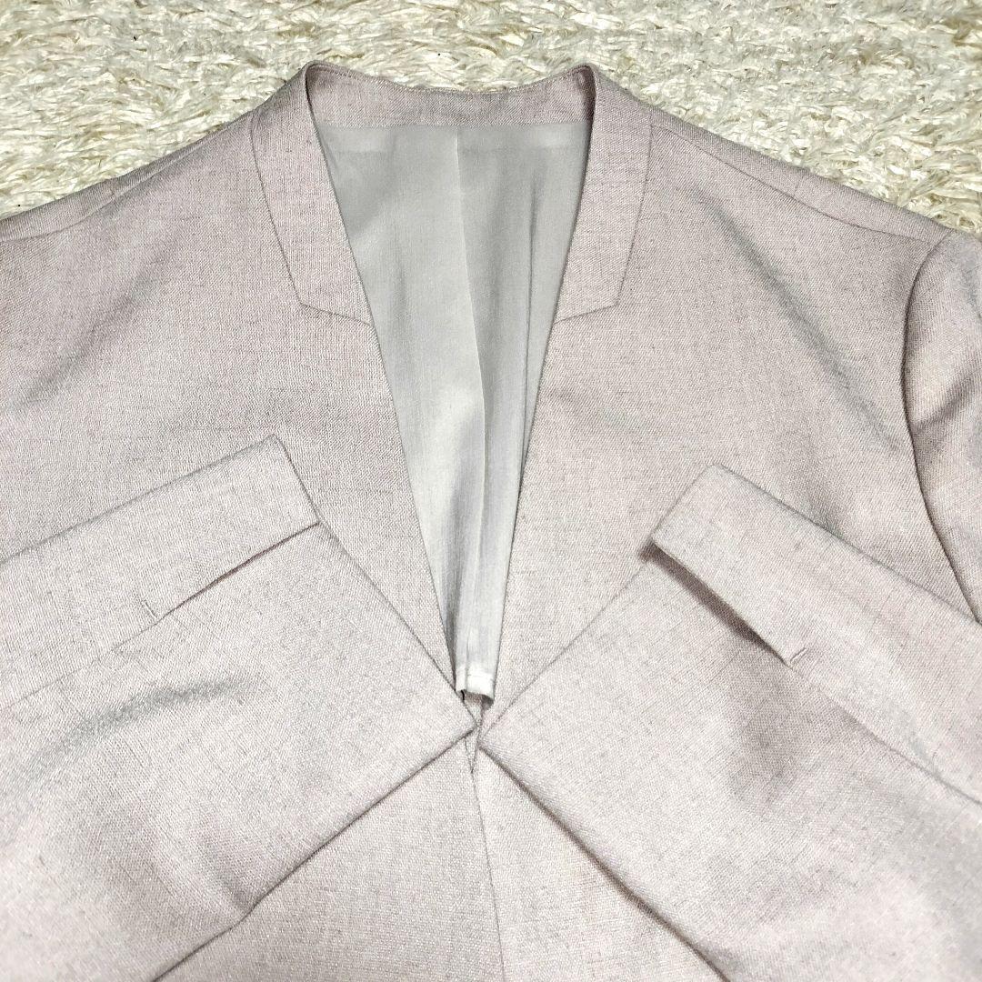 【大きいサイズ】新品✨23区 ニジュウサンク ノーカラースーツ パンツ 44