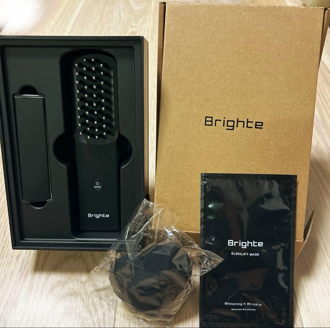 【超美品】 Brighte ブライト エレキブラシ 美顔器 若返りリフトアップ