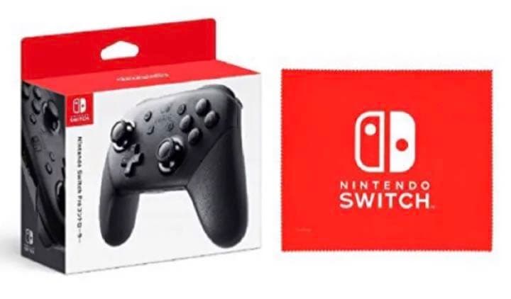 任天堂Switchグレー本体+Proコントローラー+マイクロファイバーセット