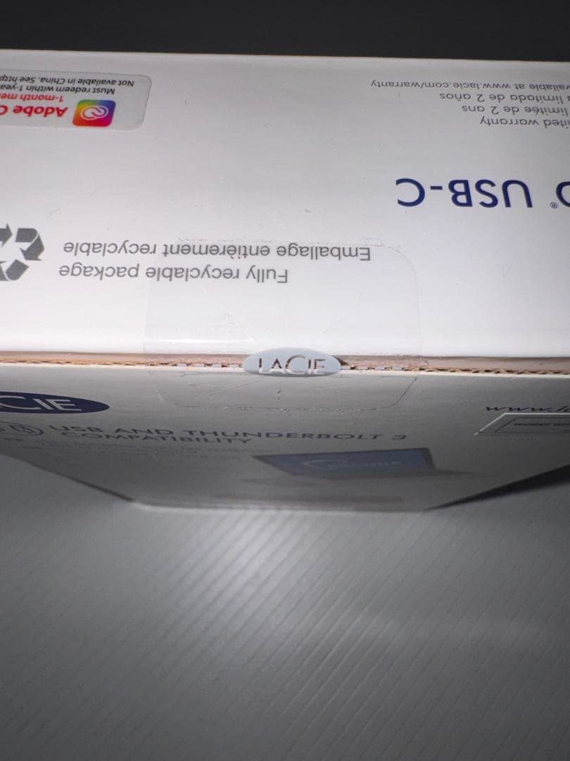 【未開封】 LaCie Rugged USB-C 1TB