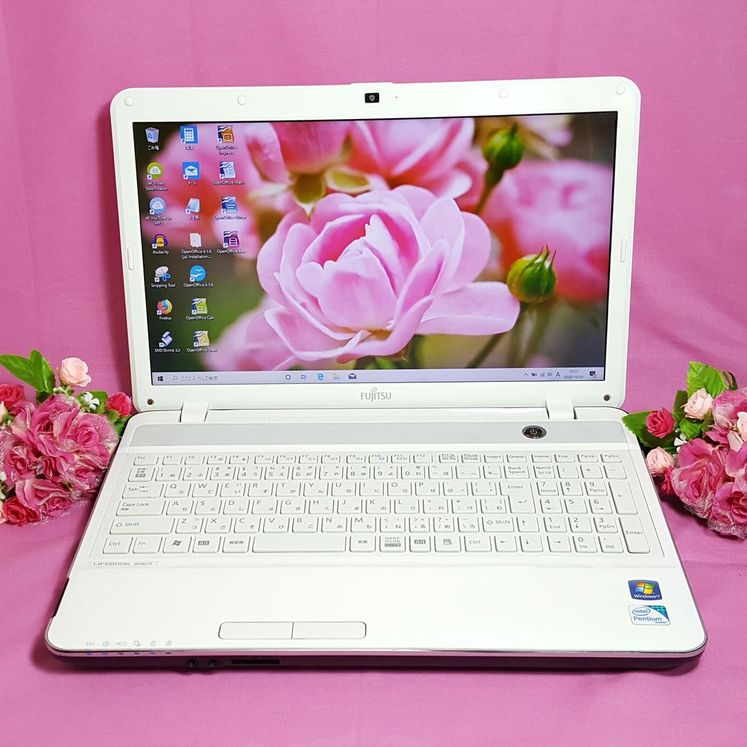 Windows10▶ホワイトノートPC▶Webカメラ▶テンキ▶HDMI▶大容量