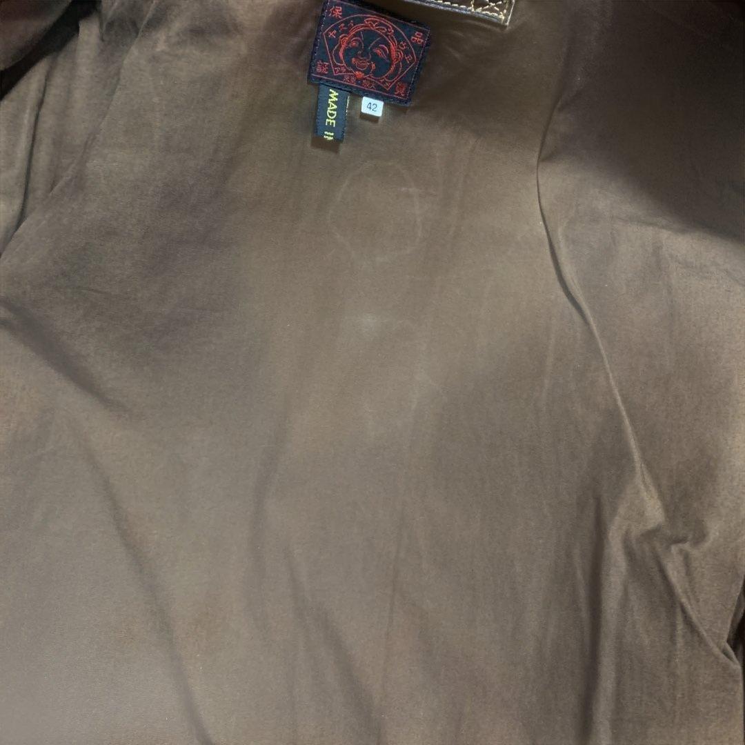 EVIS エヴィス A-1 レザージャケット 42 EVISU