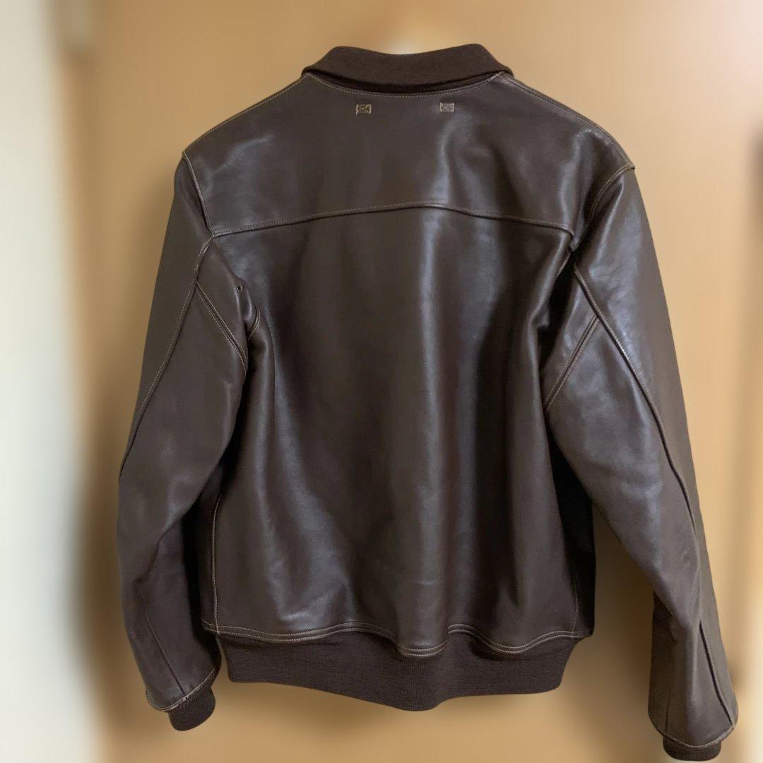 EVIS エヴィス A-1 レザージャケット 42 EVISU