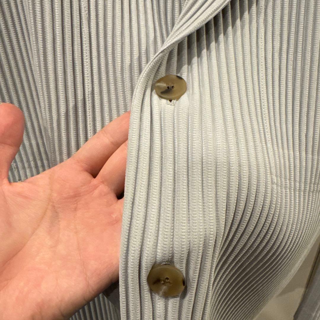 HOMME PLISSE ISSEY MIYAKE ジャケットライトグレー