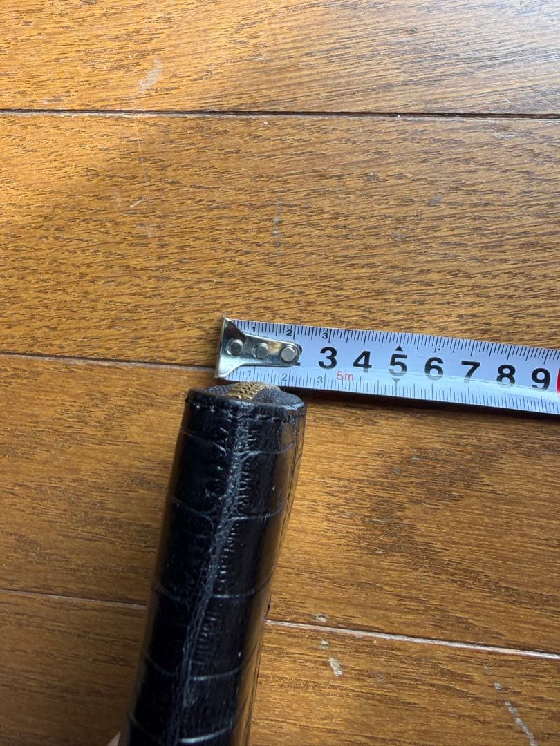 フェリージ クロコダイル風レザー 黒 ブラック ケース