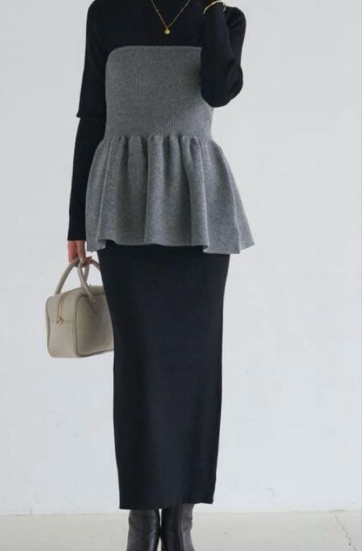 【NOBLE 】ニットビスチェ