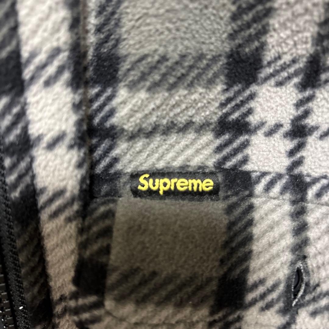 Supreme チェック柄 フード付きジャケット S