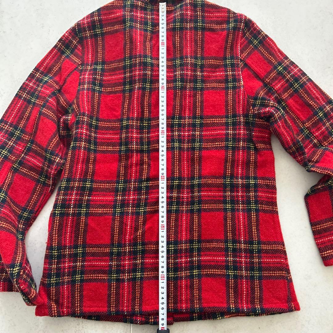 ジュンヤワタナベMAN チェックジャケット M ウール100