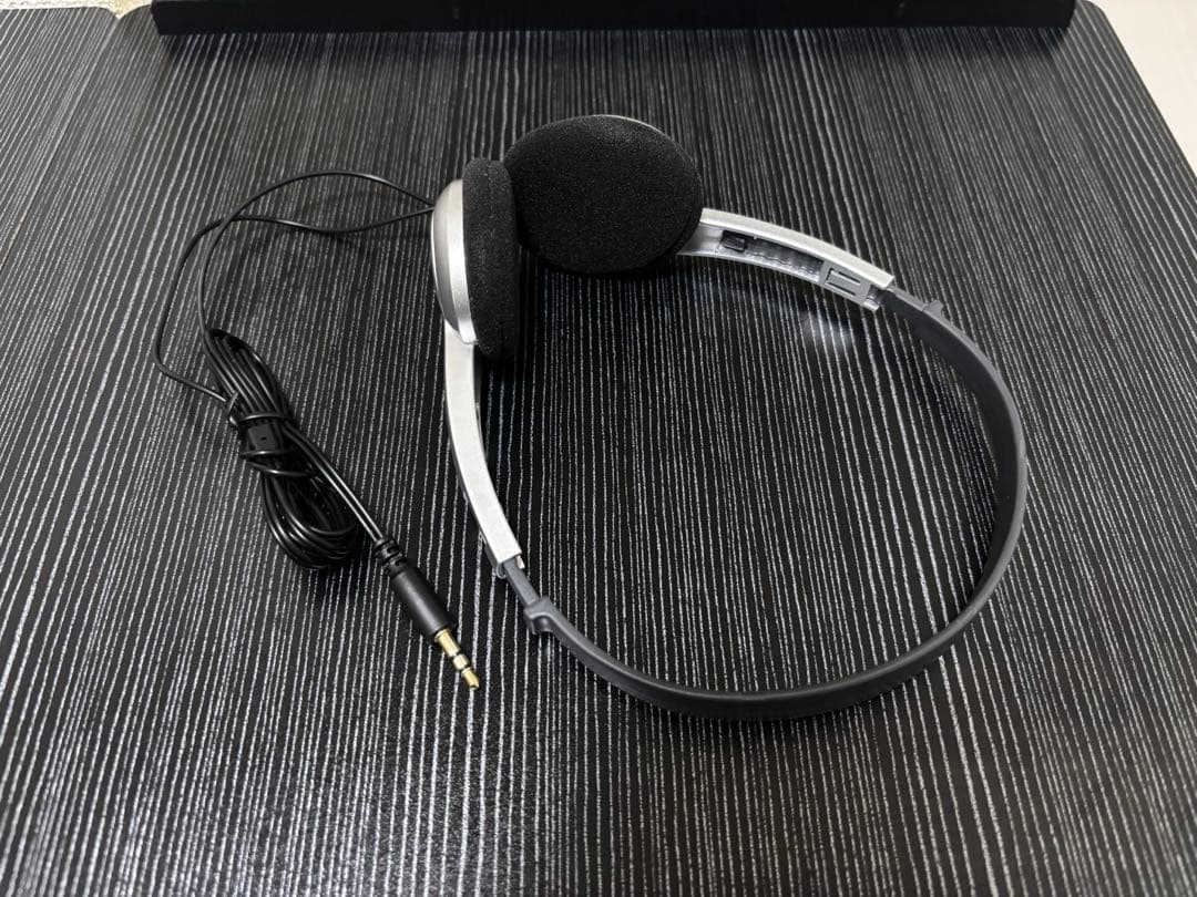 Panasonic ヘッドフォン ヘッドホン 有線 シルバー y2k レア