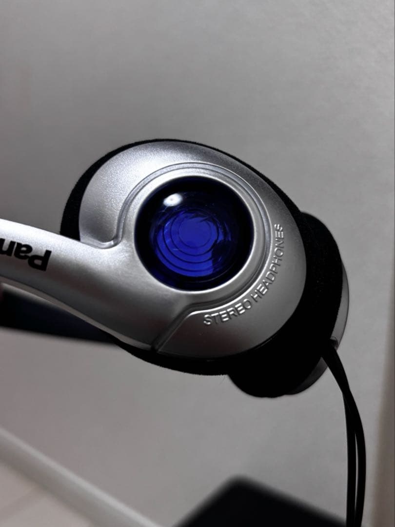 Panasonic ヘッドフォン ヘッドホン 有線 シルバー y2k レア