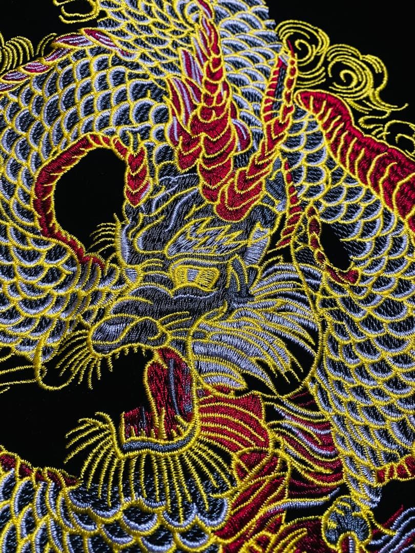 DX 美品 別珍 日本 未使用近い スカジャン 限定龍 unisex