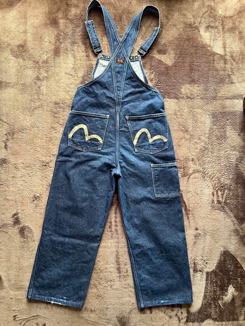 【希少】EVIS エヴィス　初期タグ　ダブルニー　オーバーオール　カモメ