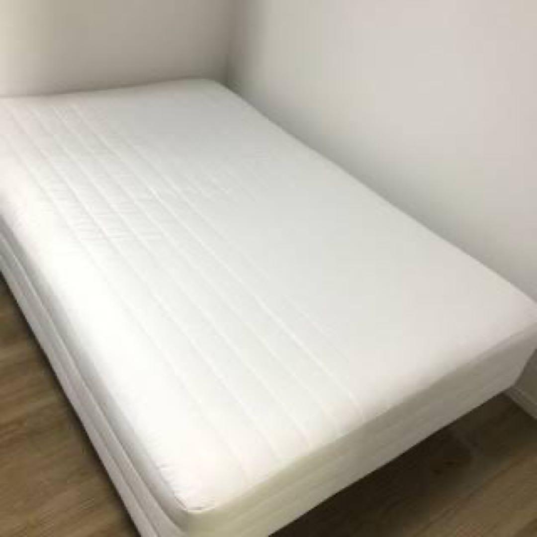 無印　脚付マットレス（セミダブル）