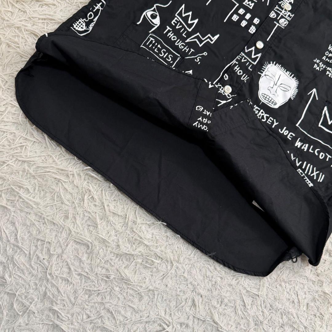 16514✨美品✨ジュンヤワタナベマン バスキアグラフィックプリント 半袖シャツ