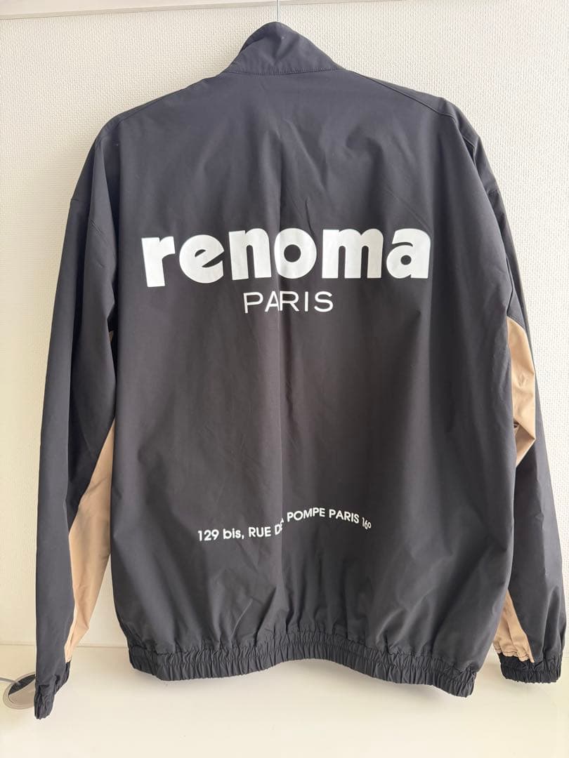 renoma ゴルフジャケット 黒/ベージュ