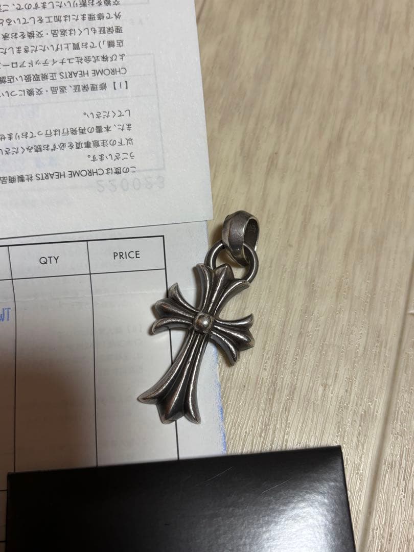 chromehearts クロムハーツ　スモールCHクロスネックレス　チャーム
