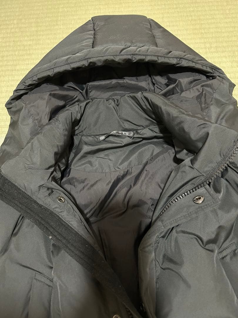 ezo& エゾト フード付き ロングダウンジャケット　（メンズＬレディースXL）