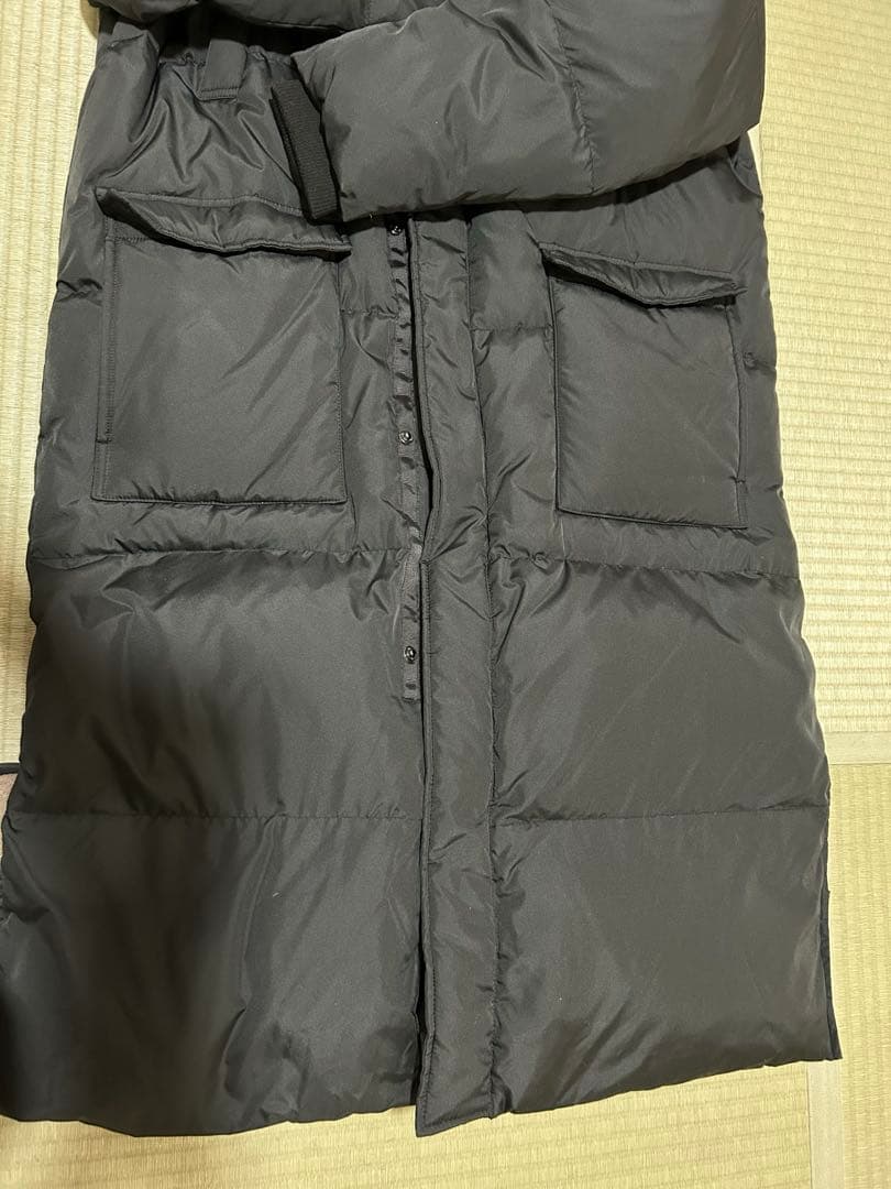 ezo& エゾト フード付き ロングダウンジャケット　（メンズＬレディースXL）